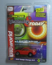 "NEW" AW REL 4 X TRAC RED 2007 DODGE CHARGER R/T HO SLOT CAR