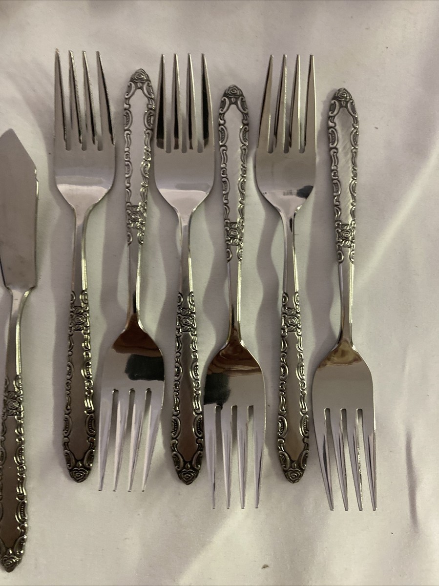 Vintage Orleans Silver Stainless Japan Silverware set (47) Pc