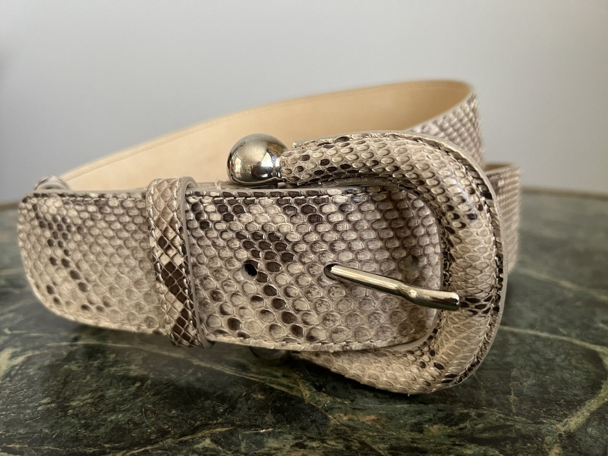 Auth. Burberry python belt, sz.36/90, new no tags | eBay display picture 1