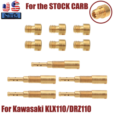 Pilot Jet Kit & Larger Main Jet Kit For Kawasaki KLX110 KLX 110
