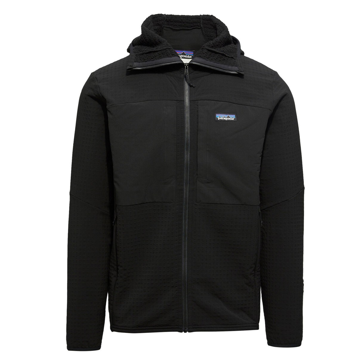 【超美品】Patagonia R2 テックフェイス フーディ 黒 Mサイズ Patagonia - Men's R2 TechFace Hoody technical fleece jacket