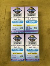 4 New Garden of Life Prenatal  Postnatal Daily Care - 30 Capsules Each Ex 01/26