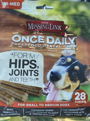 missing link dog chews