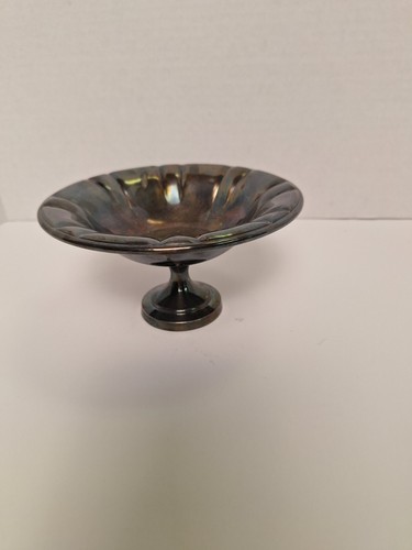 Oneida versilbert Süßigkeiten Nuss Schale 5,5" kleine Schüssel mit Fuß
