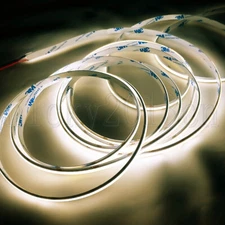 Fancy 12V COB LED Flexible Strip Light Tape Rope IP30 Indoor Ra80 Super Bright