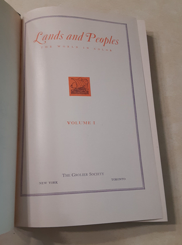 Lands and Peoples Complete Set Volumes 1-7 Grolier Society The World in Color - Picture 12 of 24