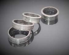 New Hampshire Ring, N.H. Coin Ring Sizes 6-12, N.H. State Quarter Ring, Handmade