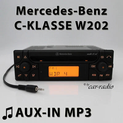 Mercedes Audio 10 CD MF2910 MP3 AUX-IN W202 Radio CD-R C-Klasse S202 Autoradio - Bild 1 von 4