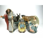 Nativity cm 20 - Holy Family 5 pcs - Shepherds for Nativity