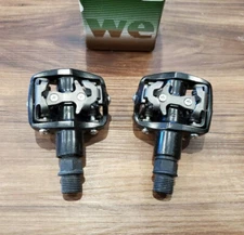 Wellgo WPD-823 Dual Sided Clipless Pedals, Aluminum, 9/16", Black