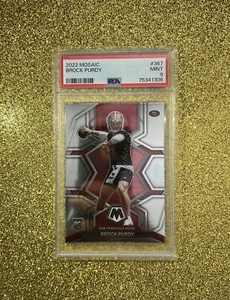 2022 Mosaic #367 Brock Purdy Rookie Card PSA 9 MINT