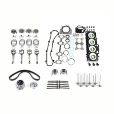 1.6 Piston & Con Rod & Valve & Gasket Rebuild Kit Fit For VW Golf Passat AUDI A3