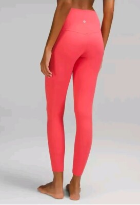Lululemon Align HR Pant 28” Size 12 Pink Pale Raspberry PLBR
