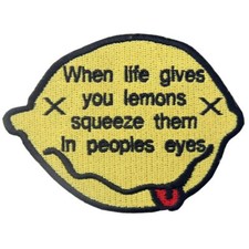 Embroidered Patches Iron Sew On Patch transfers Badges appliques lemons emblems