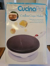 CucinaPro Cordless Crepe Maker - 7.5 , New It...