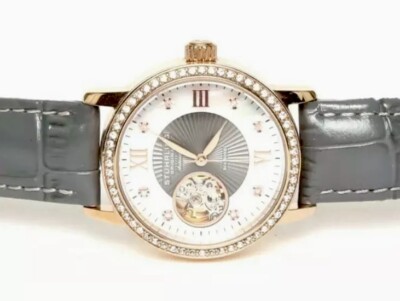 Stuhrling women’s authentic leather strap watch like new Stuhrling Women main image 2
