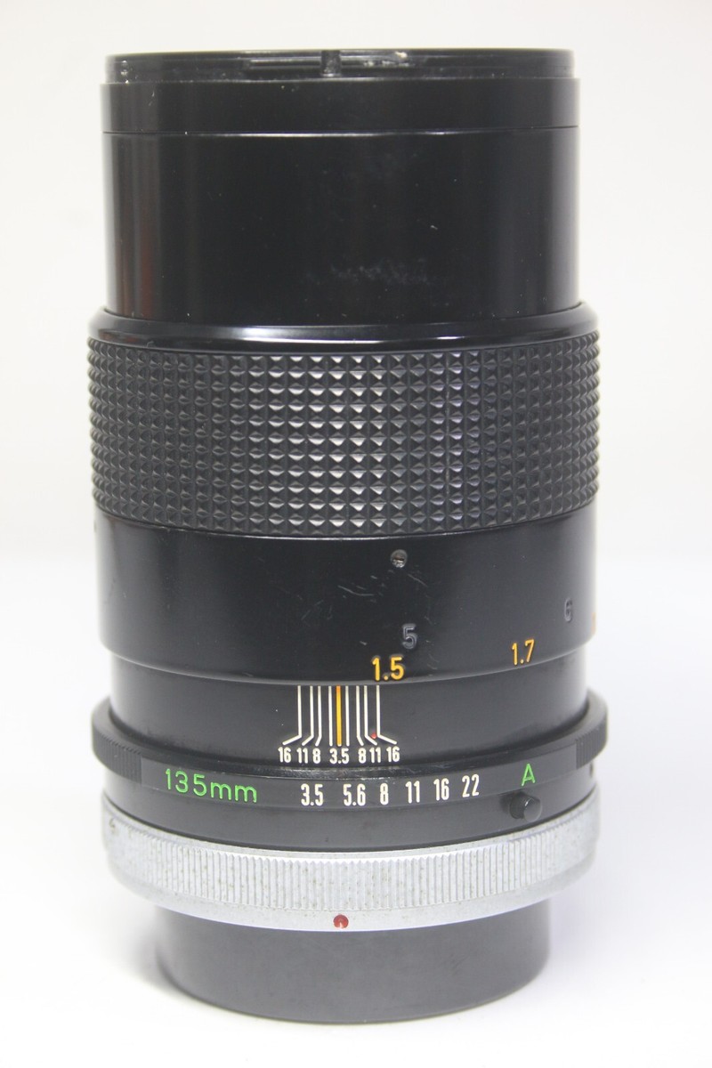 Canon AE-1銀とFD 135mm F3.5 S.C.とジャンクAE-1黒 Canon