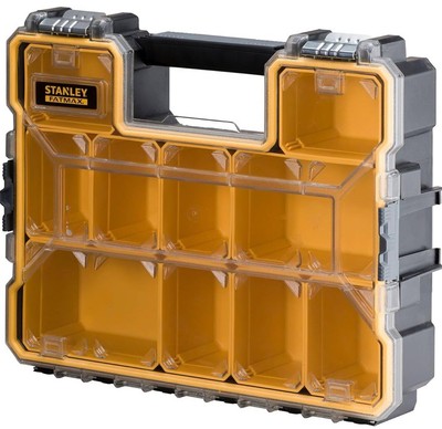 Stanley FatMax tiefer wasserdichter Profi-Organizer mit Metallriegel 1-97-518 STA197518