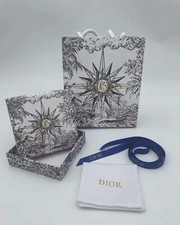 CHRISTIAN DIOR Empty Jewelry Boxes Christmas Blue limited Edition 4PC Set New