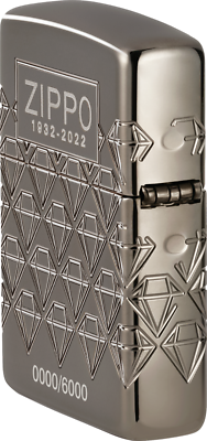 その他 ZIPPO Zippo 90th Anniversary Collectible 2022 Limited Edition Black Ice