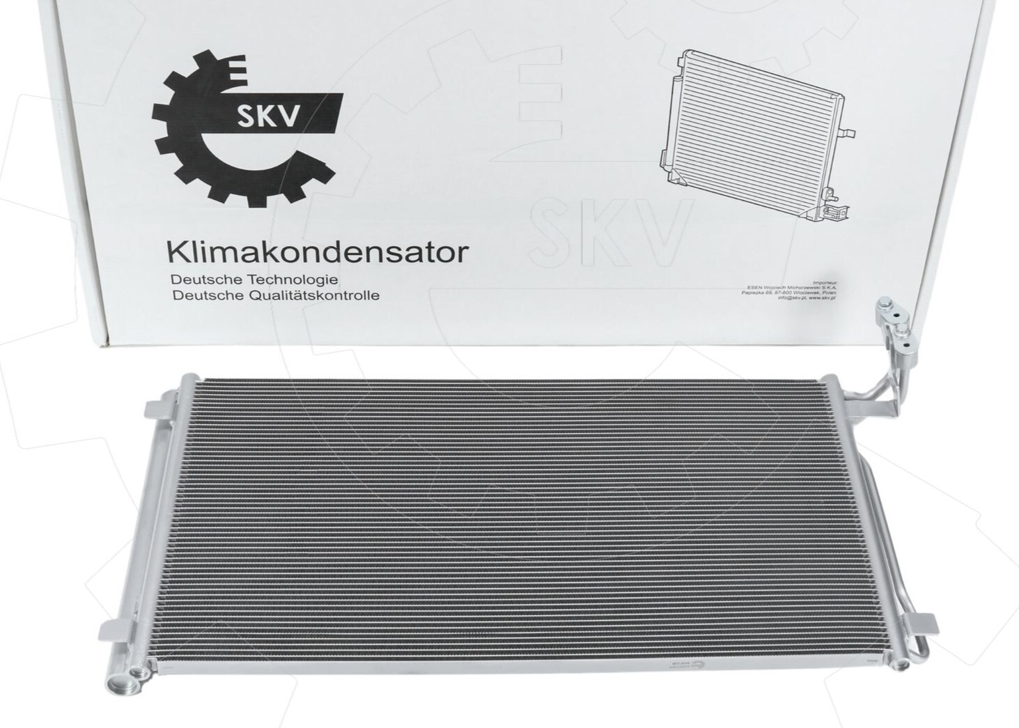 Condensateur de climatisation 7N0820411E contre la chaleur en Sharan