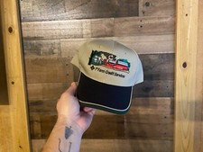 1st Farm Credit Services Snapback Hat Adult Mens Farming Cap Farmer Bank Loan