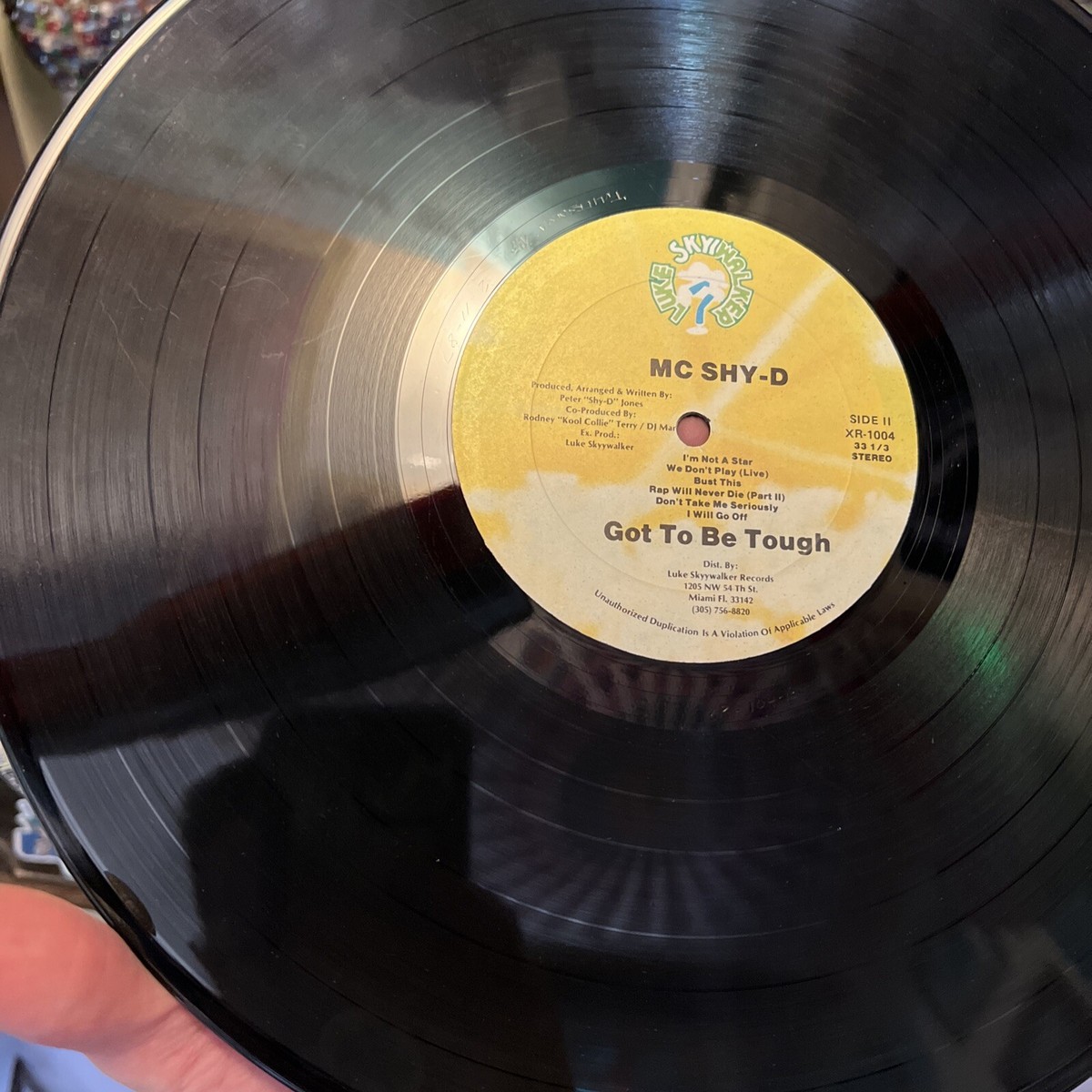 MC Shy-D ~ Got To Be Tough Lp Luke Skyywalker Records XR-1004
