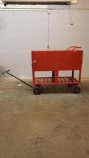 Red Flammable Portable Storage Transport Cart S6LLST11890