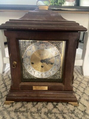 VINTAGE HOWARD MILLER MANTLE CLOCK MODEL #612-300 TRIPLE CHIME W/KEY | eBay
