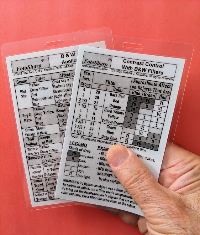 BLACK & WHITE PHOTOGRAPHY FILTER GUIDE