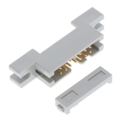 4614-6000, 14-fach IDC Kabelstecker mit Montageflansch, 1 A Nennleistung