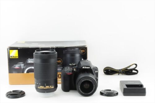 Nikon D3400 (with AF-P DX 18-55mm + 70-300mm Lens) Near Mint From Japan #21576