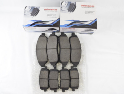 Asianautos Full Ceramic Front and Rear Brake Pads For Honda Pilot 2009