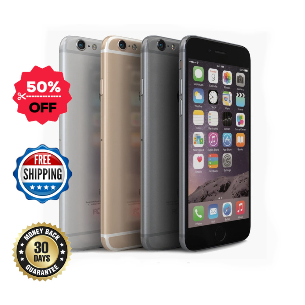 Apple iPhone 6 Unlocked 16GB 64GB 128GB Clean IMEI Verizon 4G iOS (CDMA + GSM)