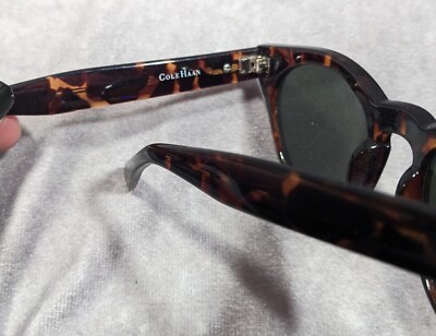 Cole Haan Retro C6090 Keyhole Bridge Tortoise Sunglasses | eBay display picture 1