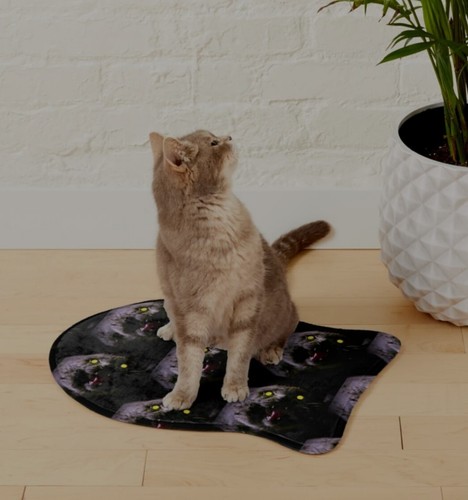 Cat Pet Mat With Church from Pet Sematary NEW 80s Horror Halloween Spooky - Picture 2 of 6