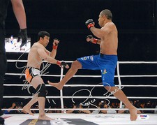 KAZUSHI SAKURABA ROYCE GRACIE SIGNED AUTO'D 11X14 PHOTO PSA/DNA COA PRIDE UFC A 