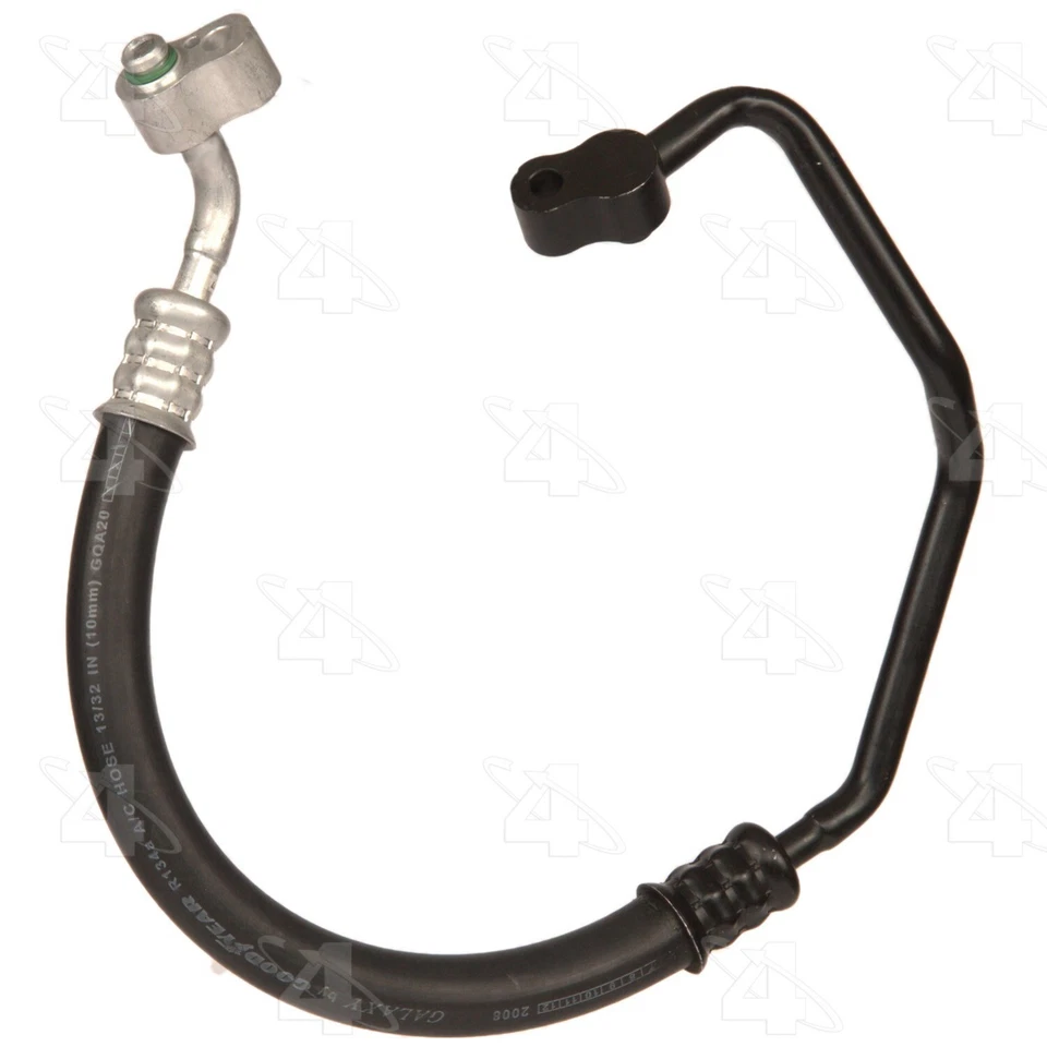 A/C Refrigerant Discharge Hose 4 Seasons For 1990-1991 Toyota Celica 2.2L L4 - Image 3 of 4
