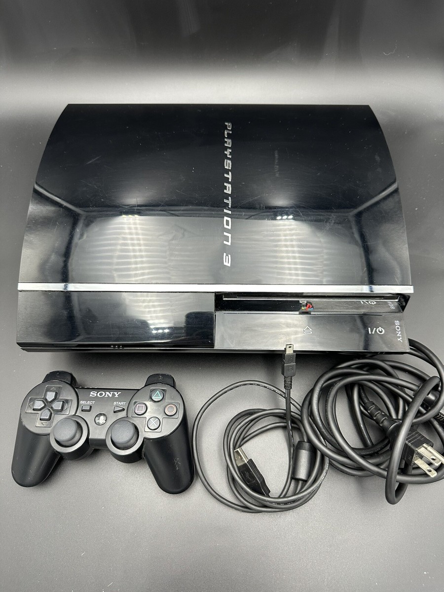 Sony PlayStation 3 Fat PS3 Backwards Compatible- Tested Controller