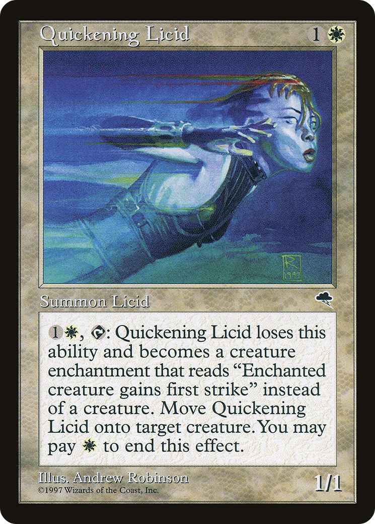 Quickening Licid (x4) - Tempest  - U36 - EX/NM  - 4RCards