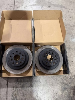 DBA T3 4000 Series Rear Slotted Brake Rotor for 04-07  Subaru WRX STI