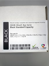 OKI C810/C830 Serie Toner Black Rebuild Cartridge - NEU & OVP