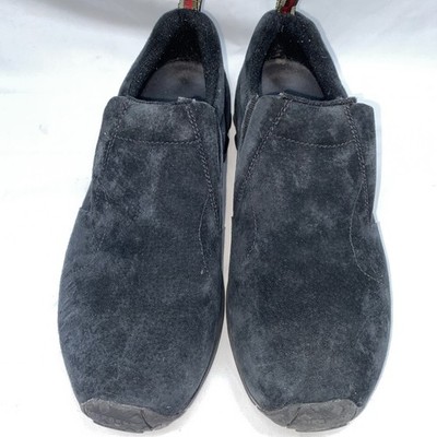 Mens Merrell Jungle Moc Size 11 Slip-On Shoes Midnight Black Suede Excellent