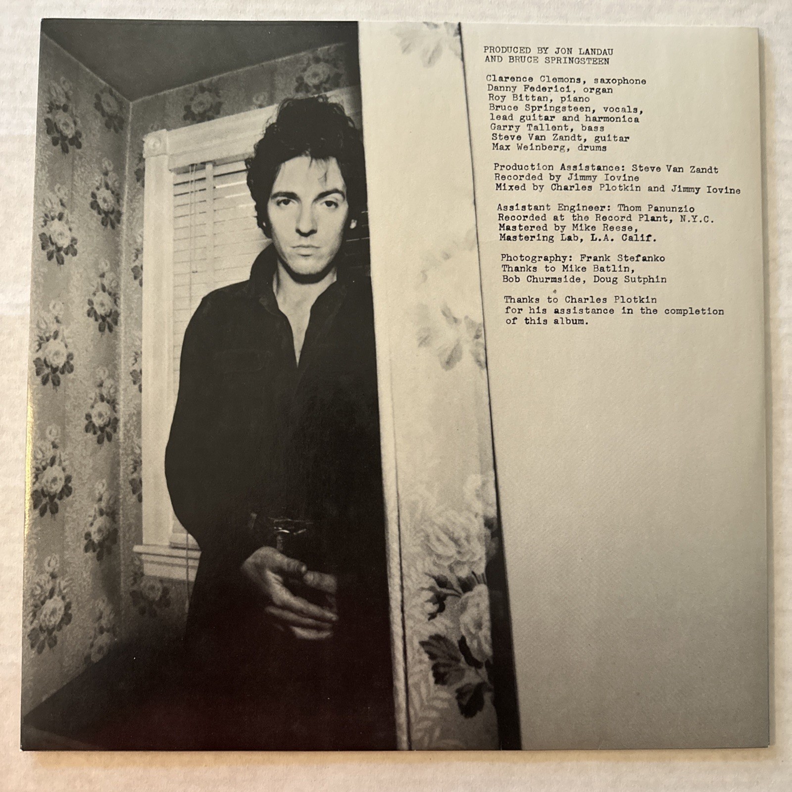 Bruce Springsteen - Darkness On The Edge Of Town 1978 Vinyl LP Record JC 35318 thumbnail 3