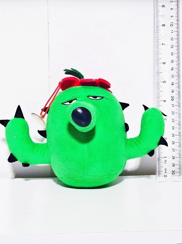 Plants Vs Zombies CACTUS Plush LINXIN RED STRING EXTREMELY RARE