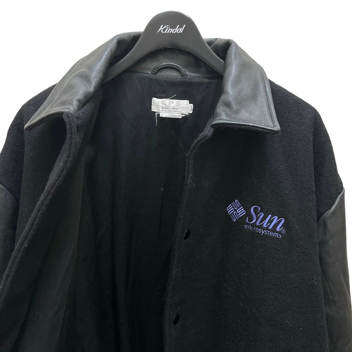 Used Cps Sun Microsystems Java Stadium Jacket Bla… - image 3