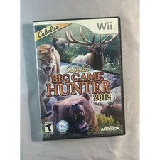 Cabela's Big Game Hunter 2012 Nintendo Wii Game Disc & Case Untested