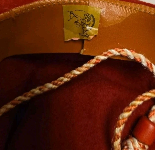 Vintage TOY STORY JESSIE Red Felt Cowboy Hat for Children Costume - Image 3 of 4