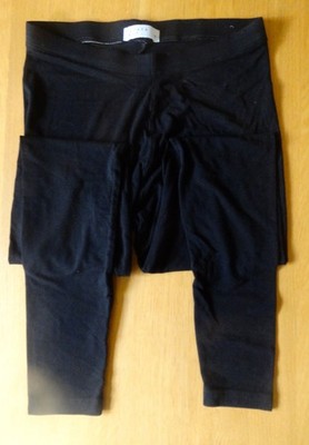 LADIES BLACK LEGGINGS - SIZED AT UK10 - FROM PAPAYA @ MATALAN