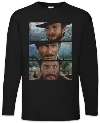 The Good The Bad And The Ugly Langarm T-Shirt Italo Western Kult USA Eastwood